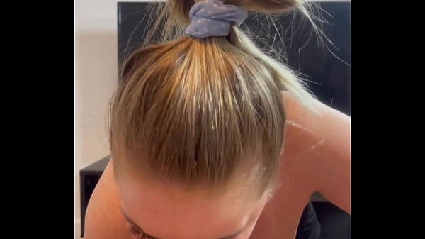 Step mom suck my big dick, fuck her hard and cum