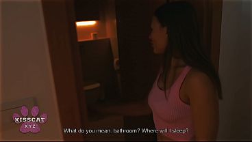 Step Daughter Sumiko Smile Rides Step Dad Secretly Before He Cums Inside Step Mom in Shared Hotel Bed