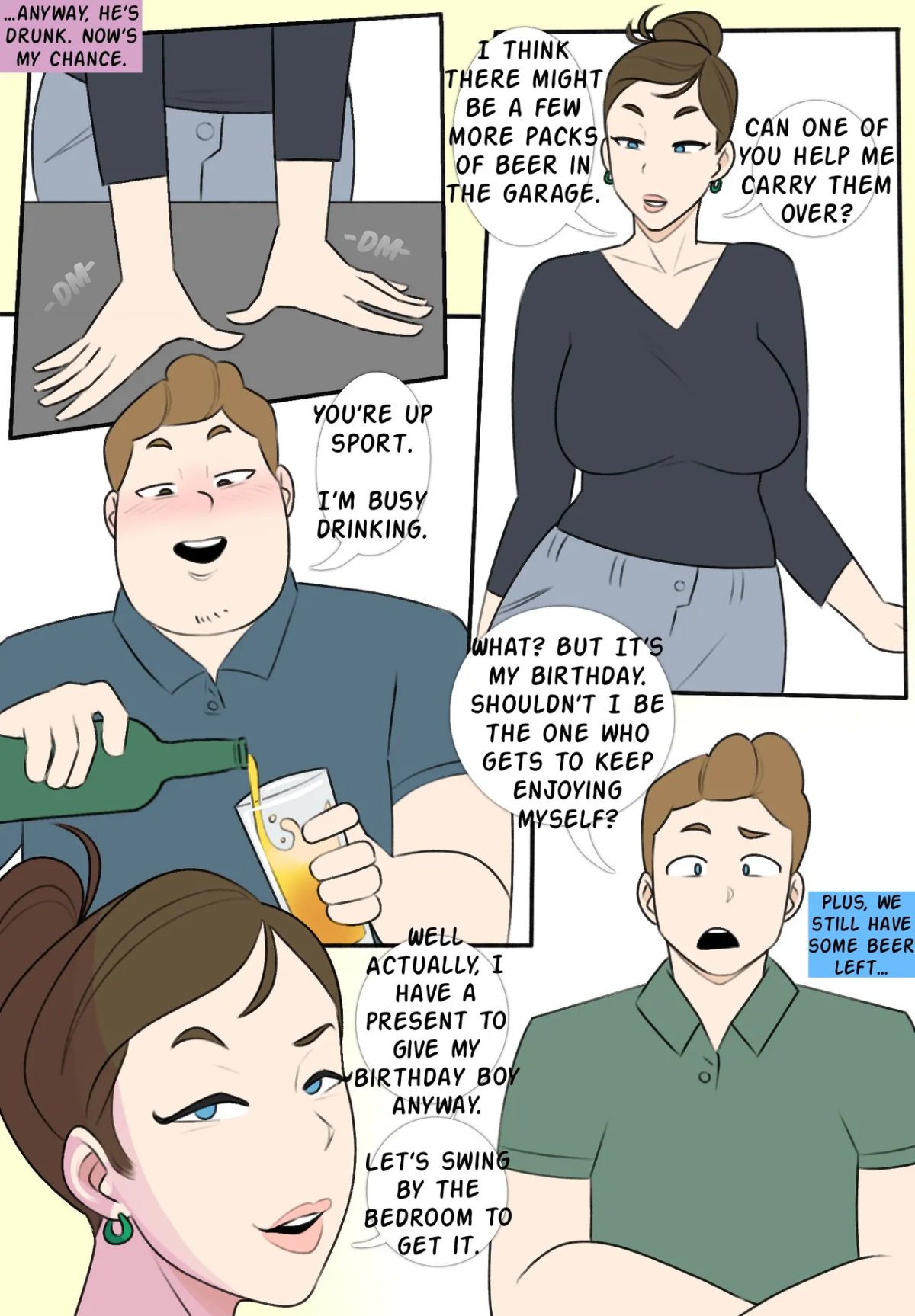 Moms Unusual Birthday Gift Porn Comic2