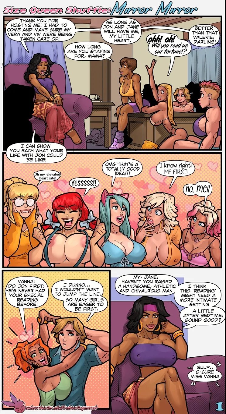 Size Queen Shuffle Mirror Mirror comic porn1