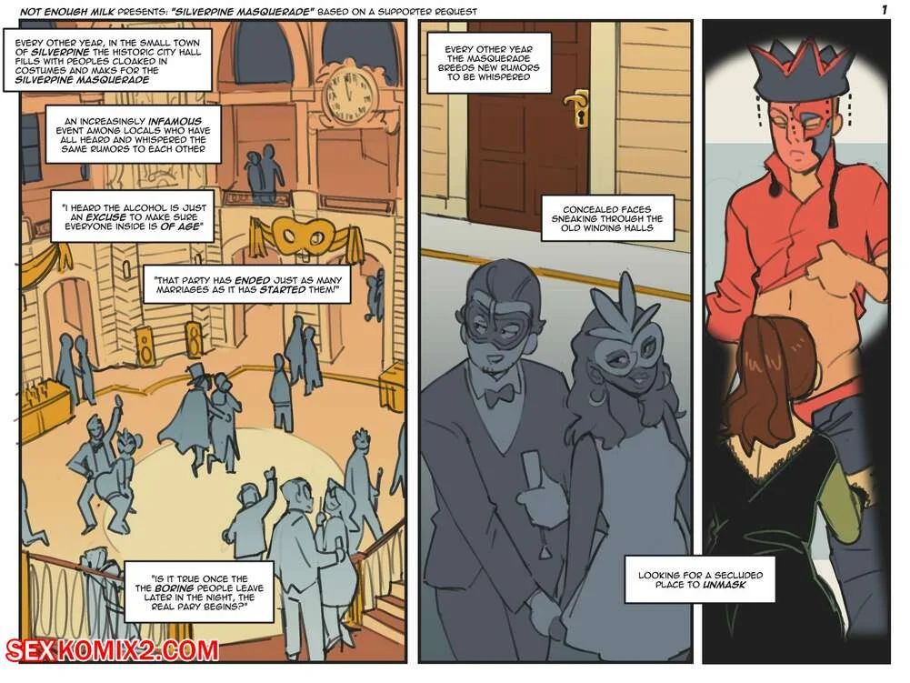 Accidentally met with mom in a part ( mom son porn comic )