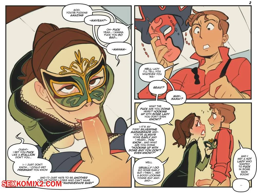 Accidentally met with mom in a part mom son porn comic 2