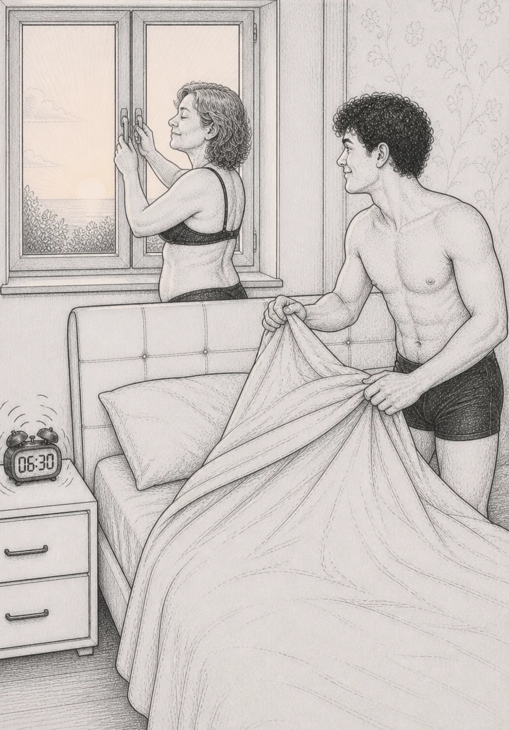 mother son daily routine5